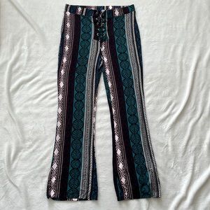 Multi-Color Flare Pants